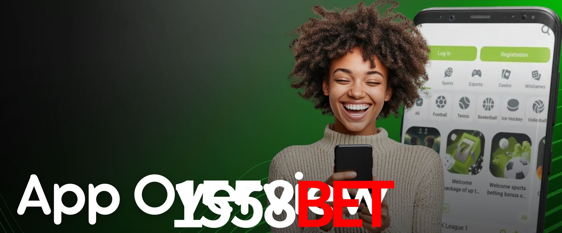 APP oficial da 1558Bet para mobile